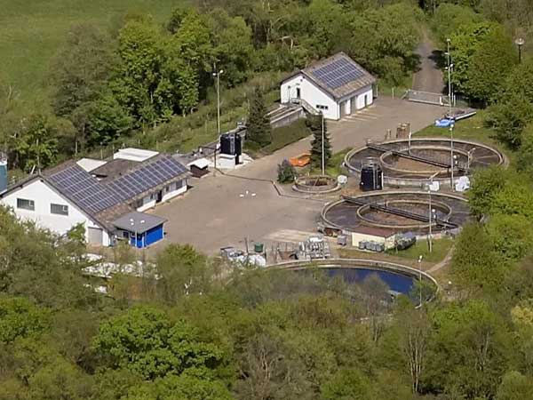 Kläranlage Langenselbold Luftbild